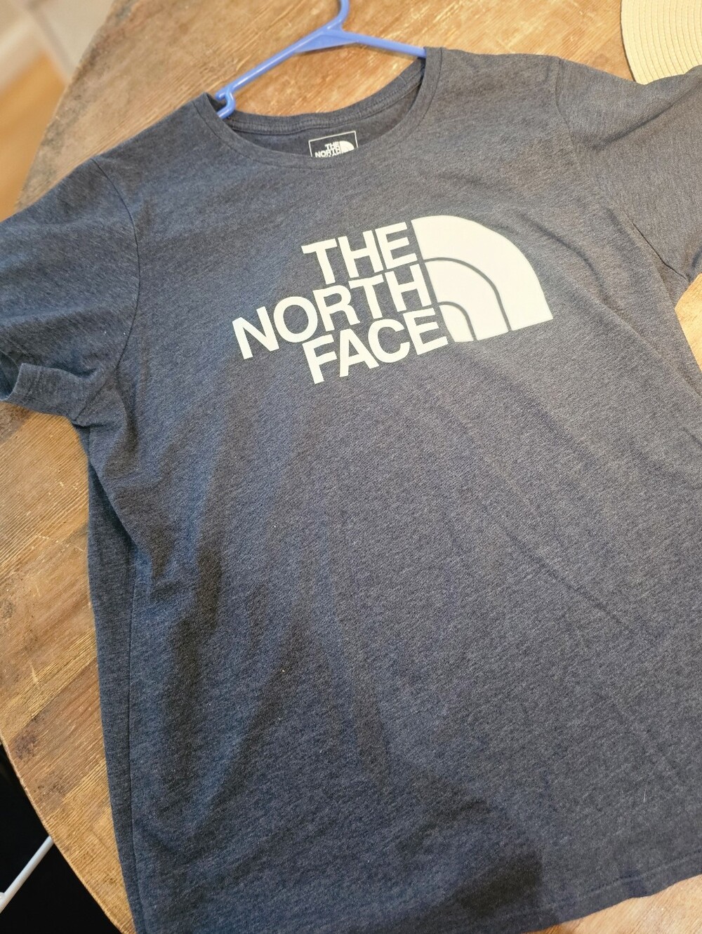 The North Face Women's Half Dome Classic Logo Short Sleeve Tee Charcoal Gray XL